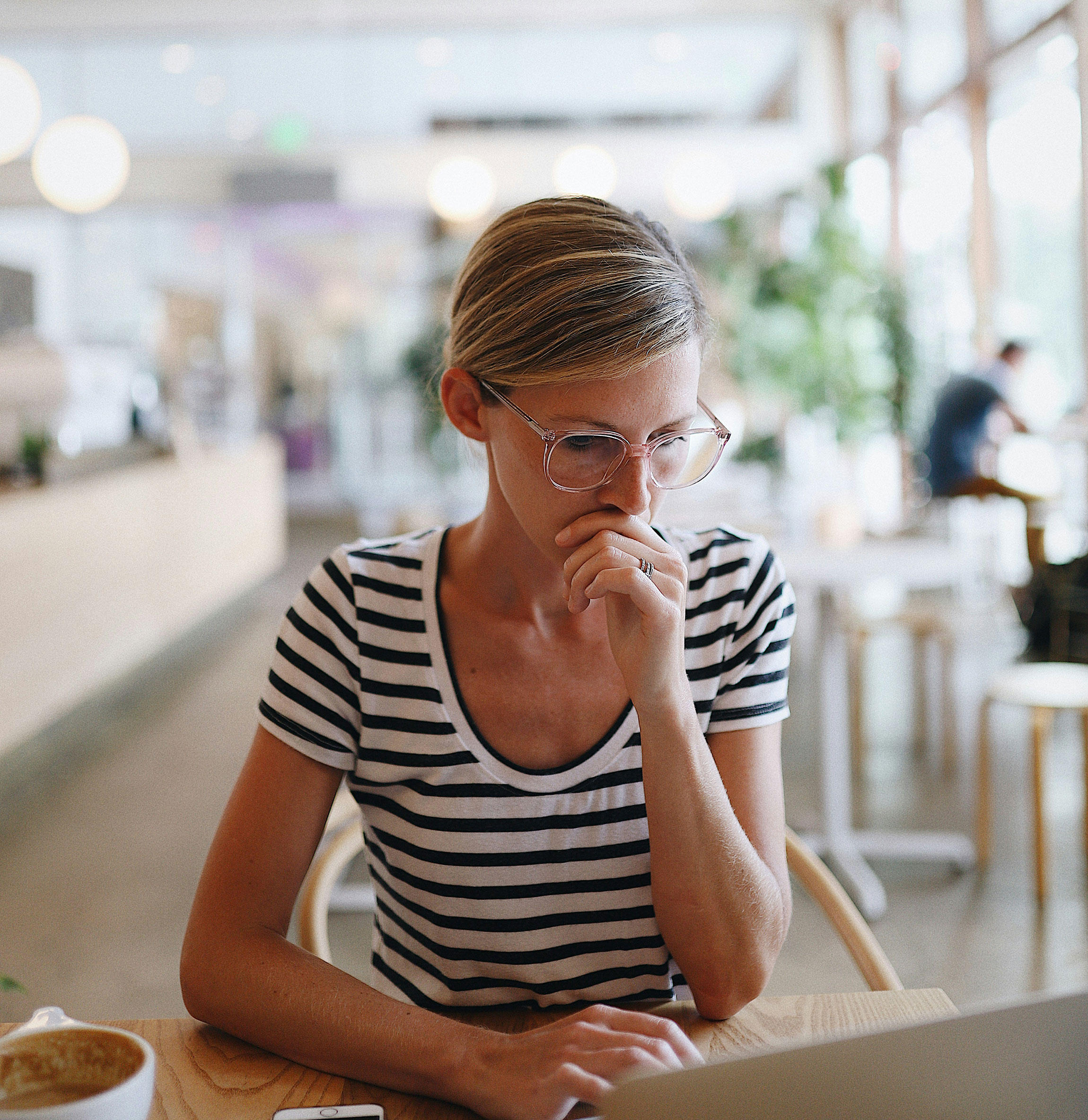 woman sitting